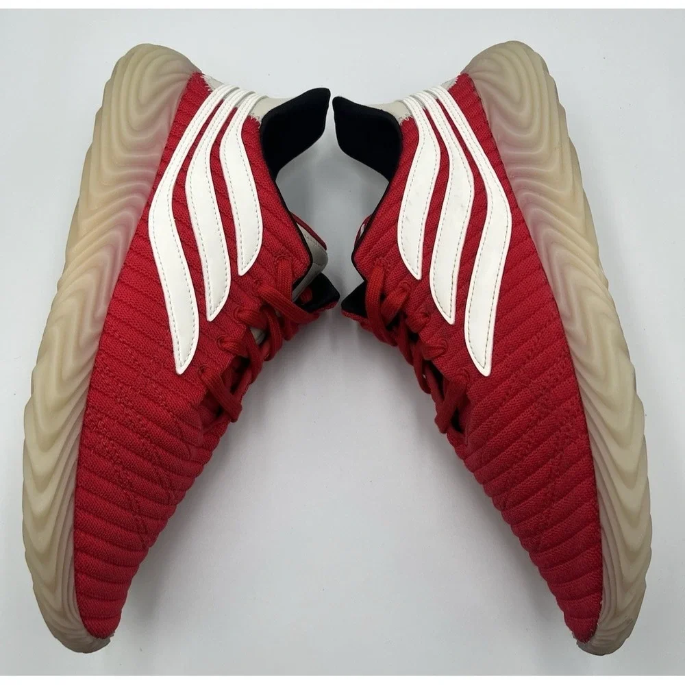 Adidas‎ Sobakov Scarlet Red Gum Mens 11 Terrace Soccer FIFA Blokecore Shoes